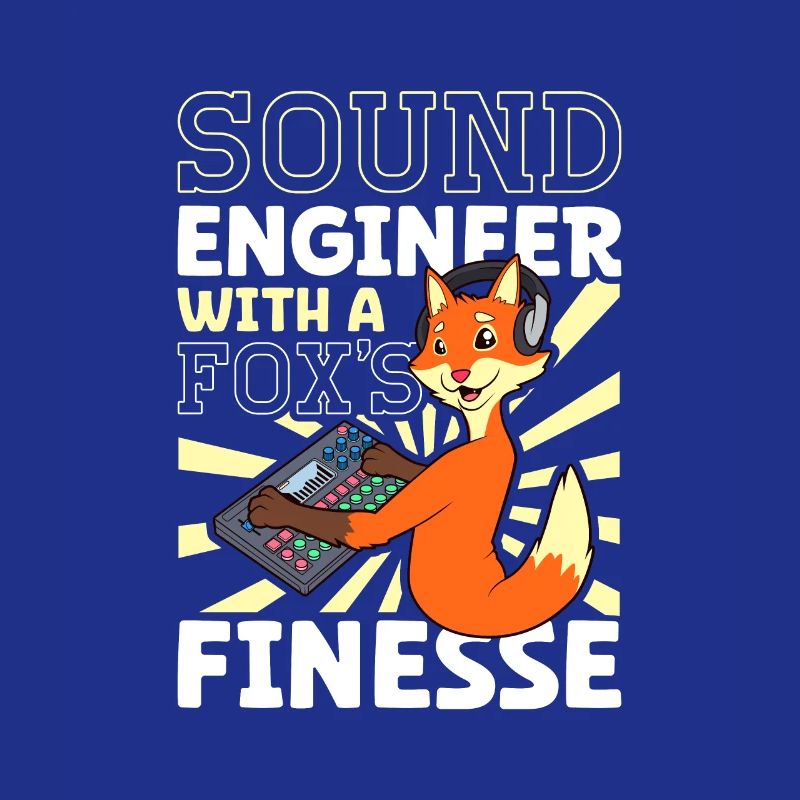 Fuchs at the mixing desk - Sound Engineer