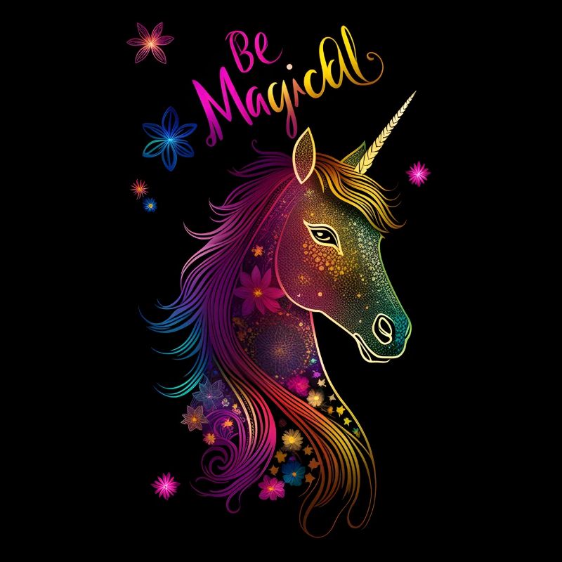 Unicorn Mandala Be Magical
