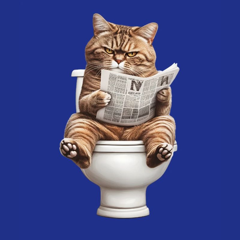 Drôle de chat chat propriétaire de chat Loo Cat Pet