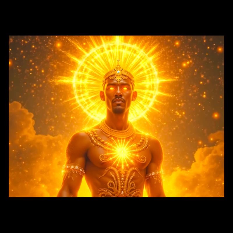 Olorun – Dieu du soleil yoruba, divinité céleste de la lumière