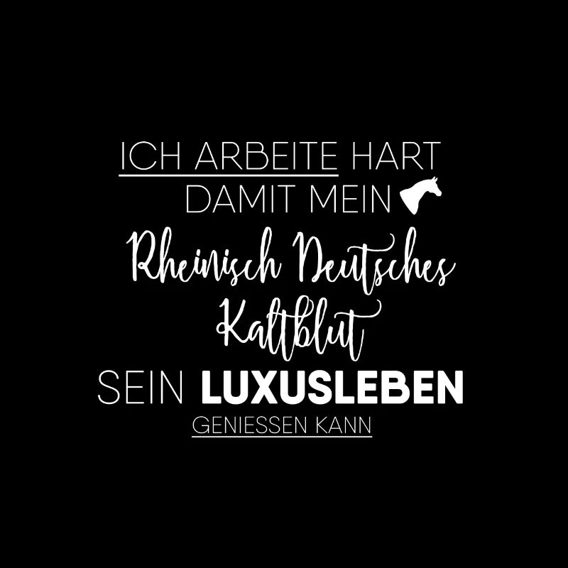 Rheinisch-Deutsches Kaltblut Pferd Geschenk