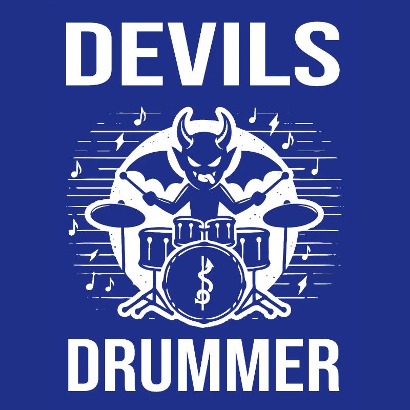 Devils Drummer. The devilish hellish drummer