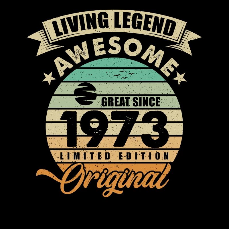 1973 Anniversaire Retro Orginal