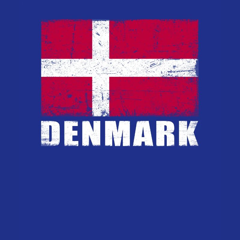 Drapeau du Danemark Grunge Drapeau du Danemark