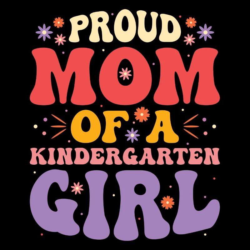 Stolze Mutter Eines Kindergartenmädchens