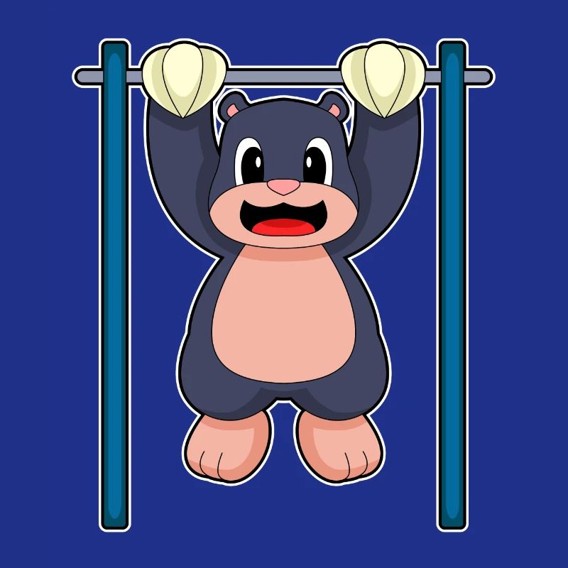 Mole Bodybuilder Pull-ups Bodybuilding