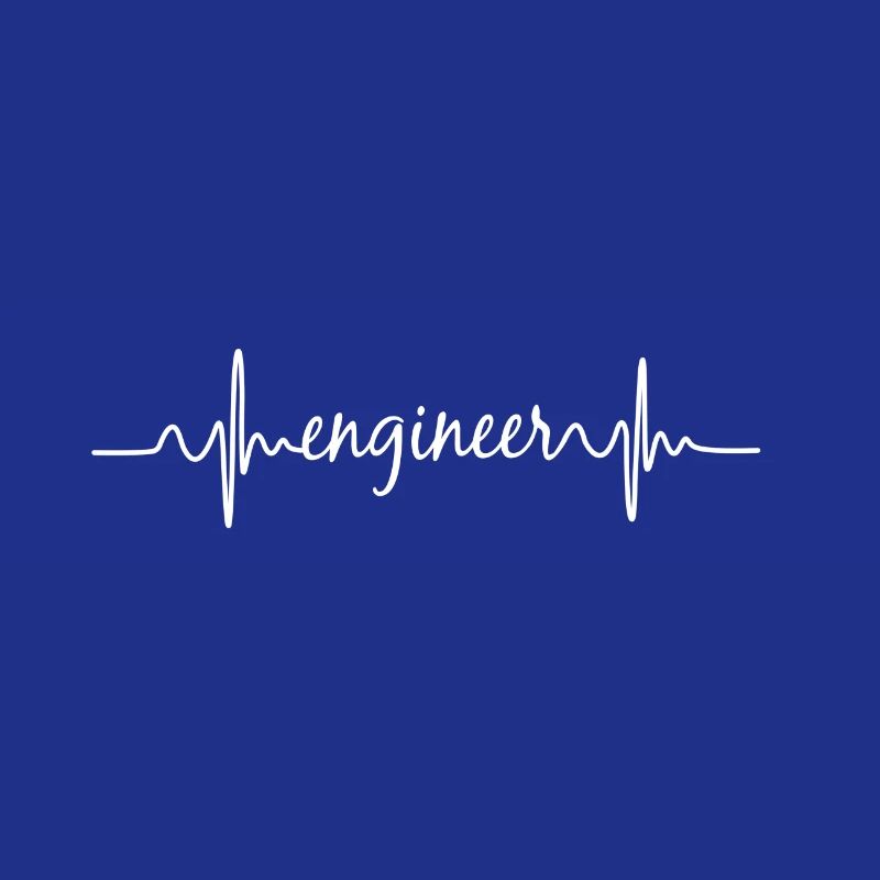Heartbeat ECG Engineer Engineer Technology Gift