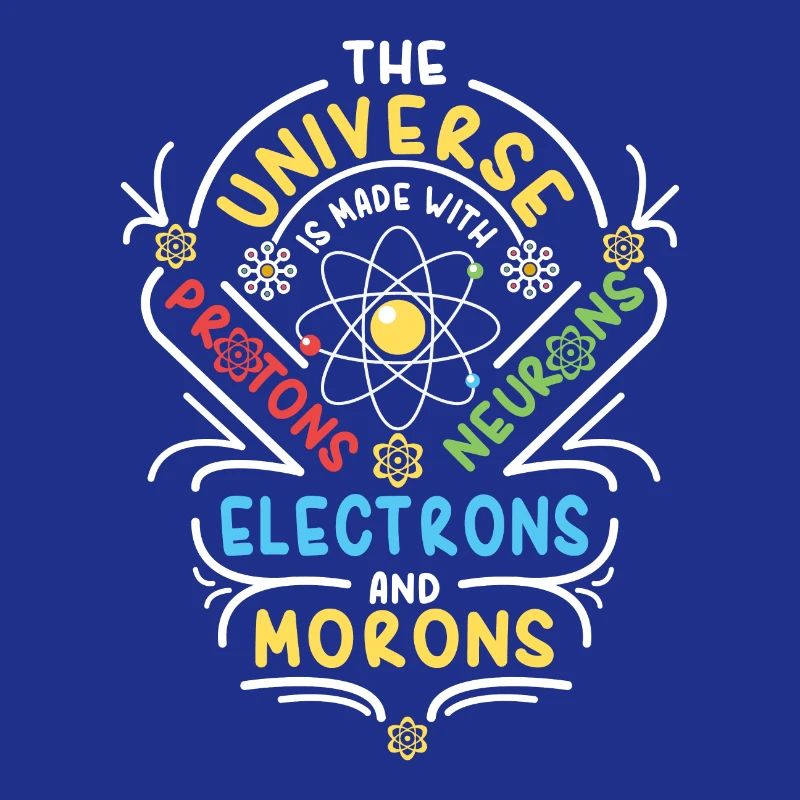 Univers est constitué d'électrons de neutrons à protons