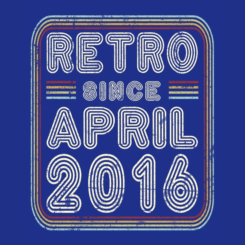 Geburtstag April 2016 Retro Geschenk
