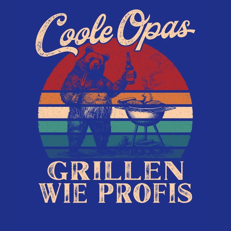 Cool Mpapas Grillades Rétro Papy