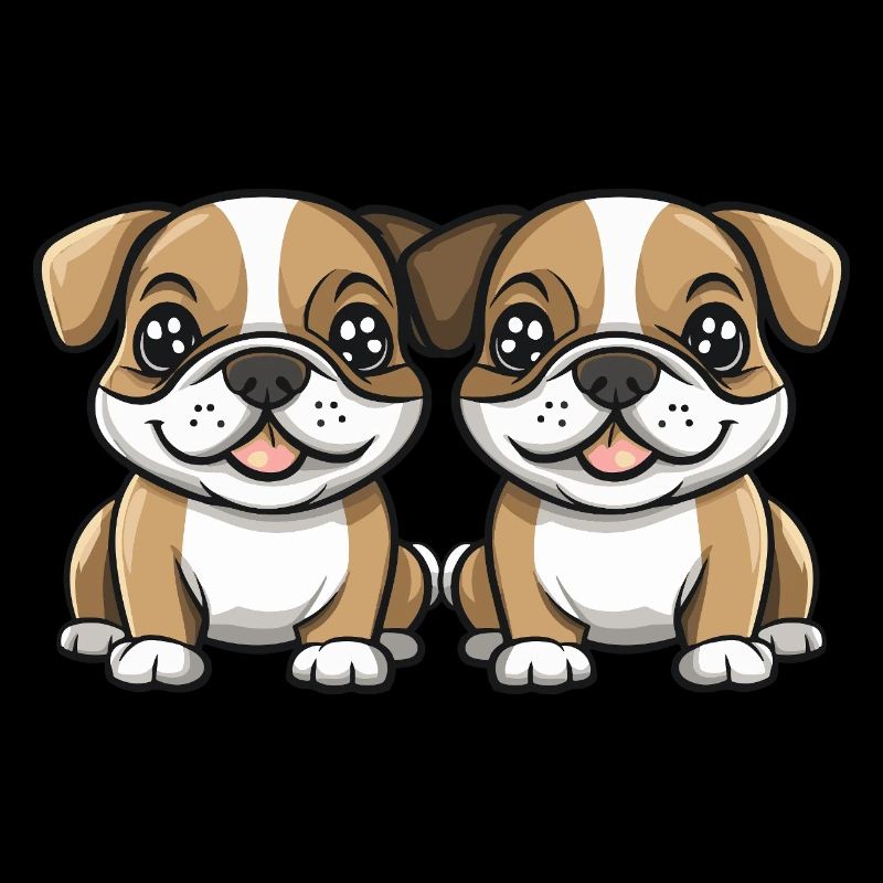 Bulldog Dog Comic