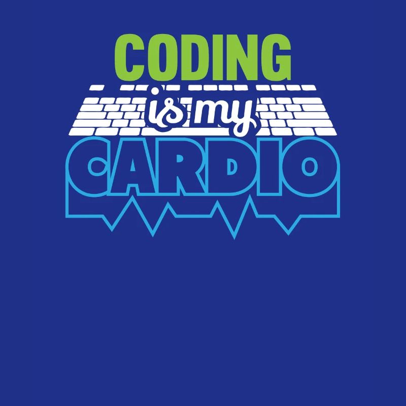 Programmierer Codierung ist mein Cardio Funny Developer