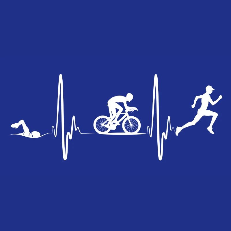 Triathlon Tshirt Geschenk Evolution Männer