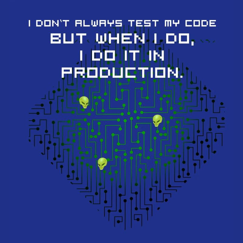 test code nerd joke spruch pc programmer geek i