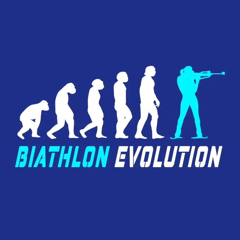 Conception / idée cadeau Evolution biathlon