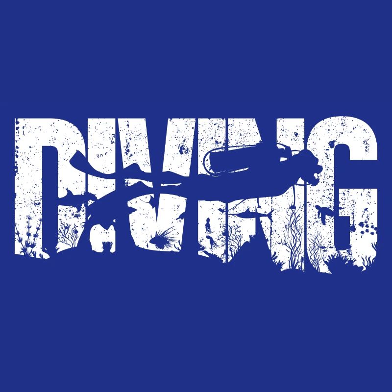 Distressed Bold Typography mit Silhouette