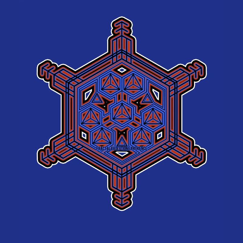 Fraktal Evolution Experience Stern Hexagon Muster