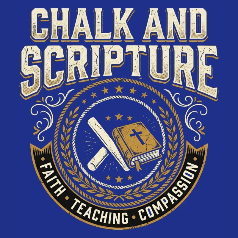 Chalk and Scripture Christlicher Lehrer Jesus