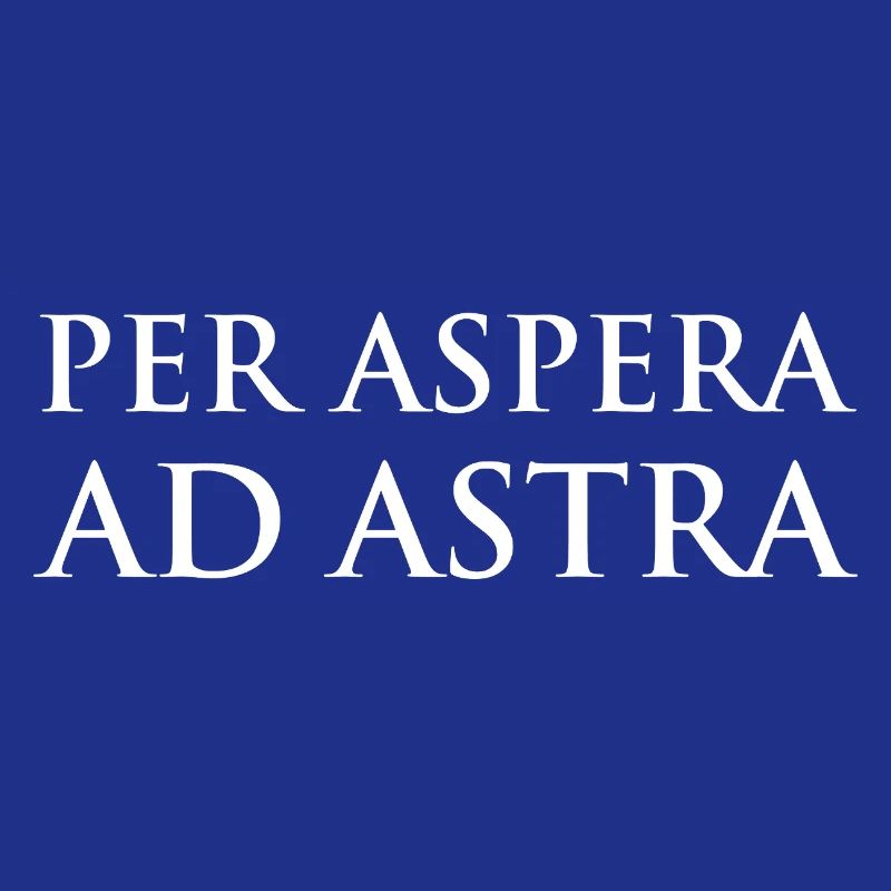 Per Aspera ad Astra Typografiedesign