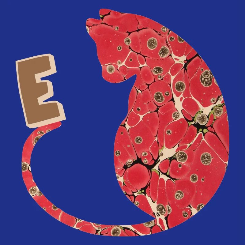 Lettre E avec Cat E 245