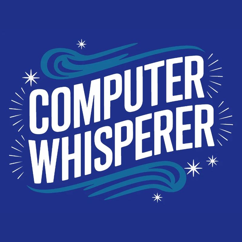 Technischer Support Computerfreak Nerd