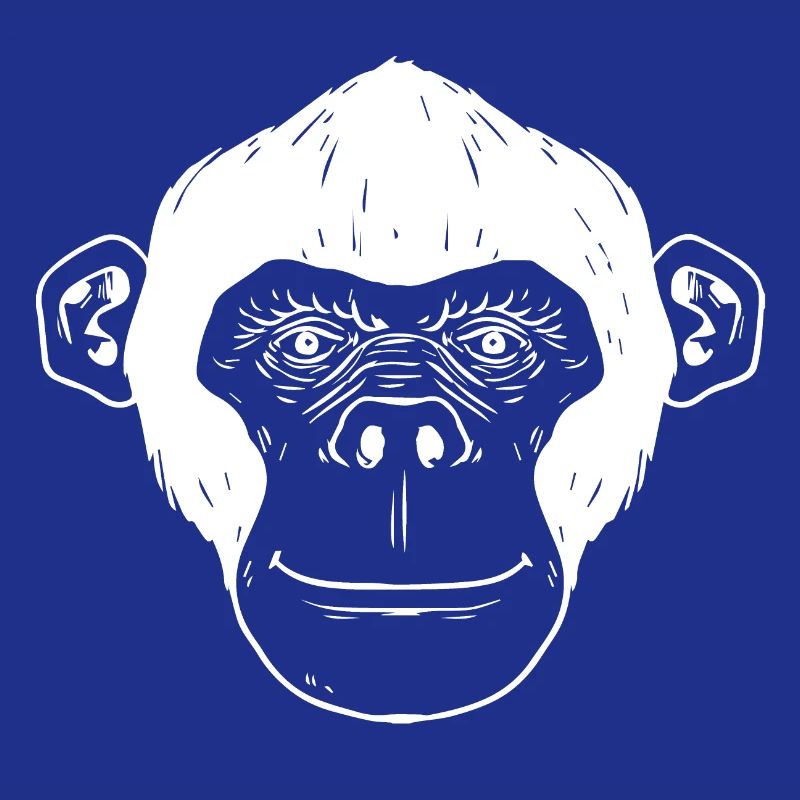 Monkey chimpanzee monkey face gift monkey