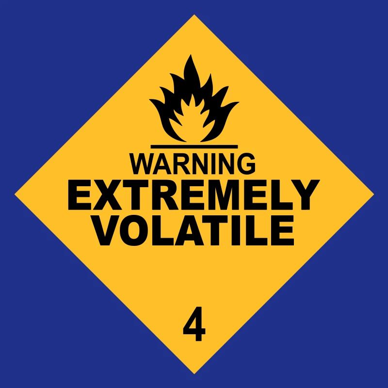 warning extremely volatile square II 2c