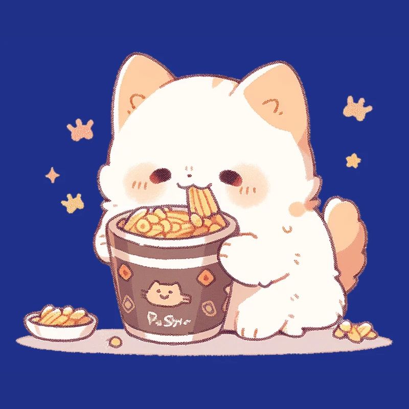 Chats spaghetti - Le chat s’amuse avec le passé