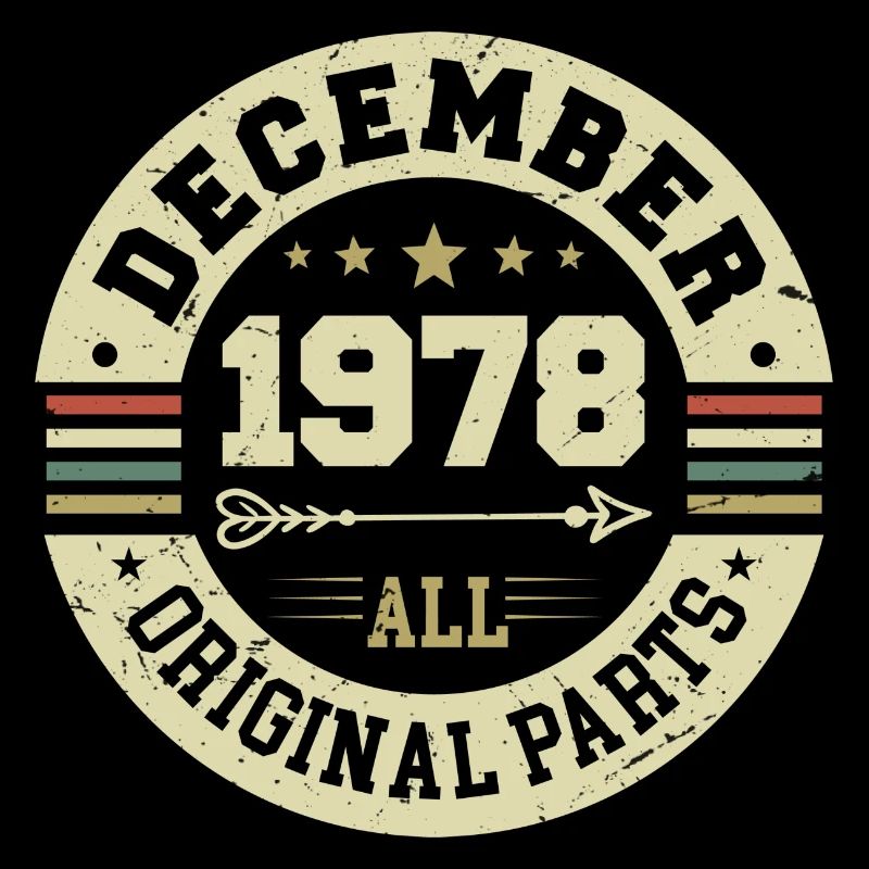 Légendes Anniversaire Décembre 1978 Naissance Cadeau