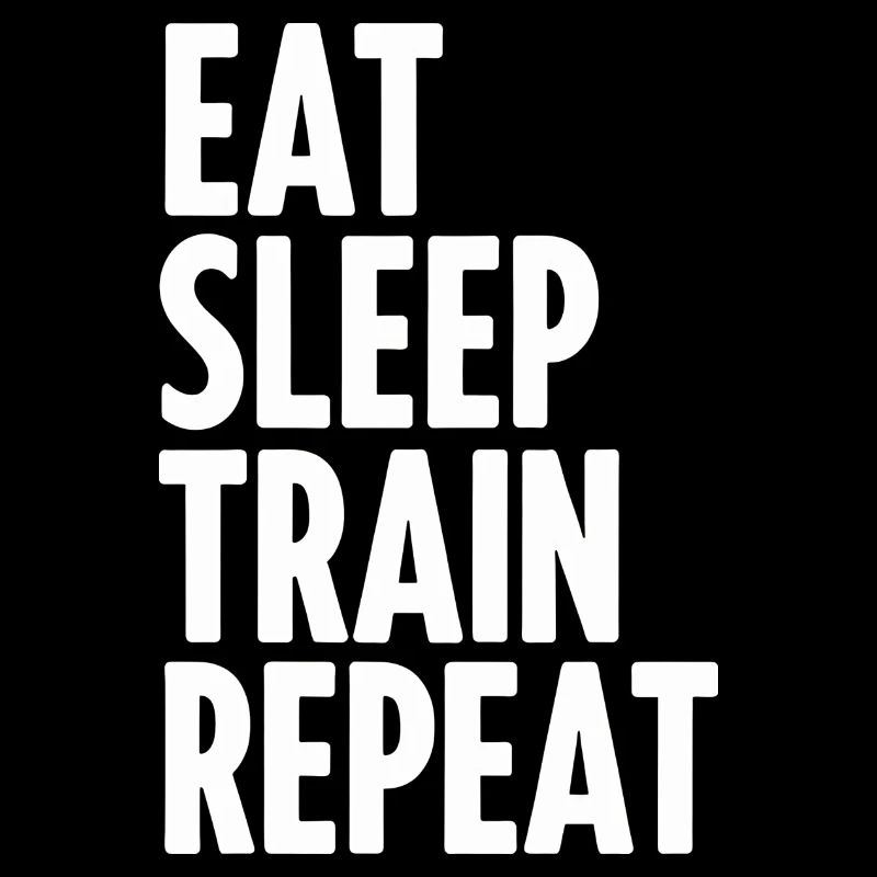 Manger le train du sommeil répéter