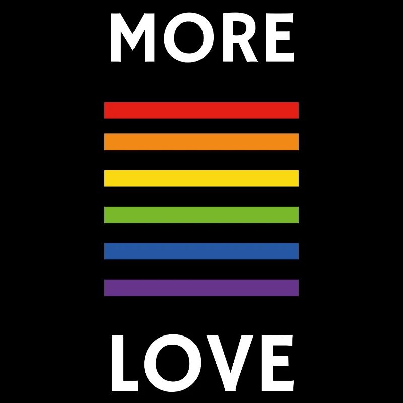 More love pride rainbow