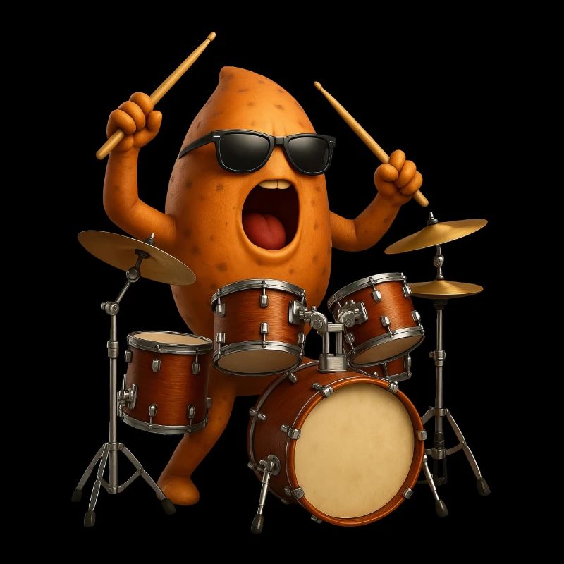 Fûts de patates douces