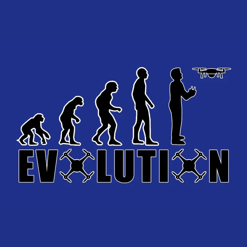EVOLUTION DROHNE Geschenk Bodenpilot Fliegen