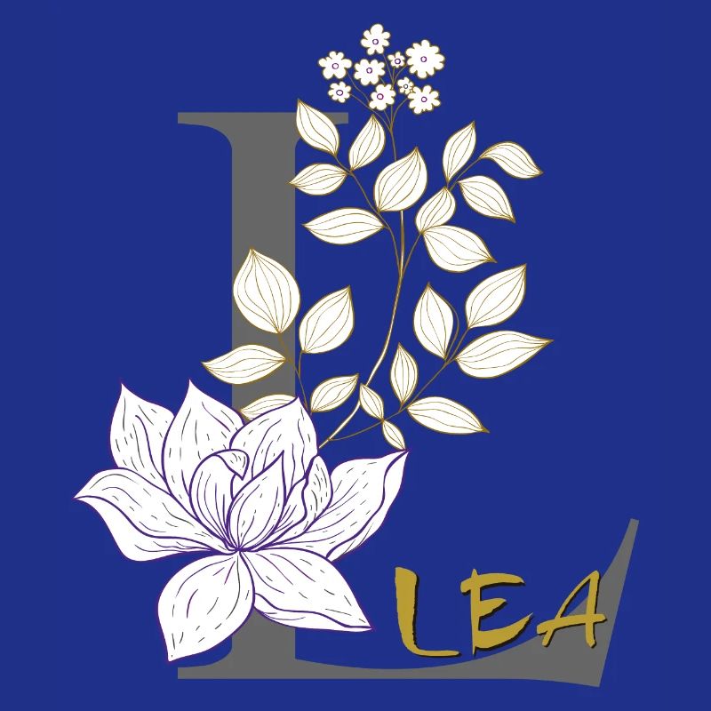 Buchstabe L Initiale Lea
