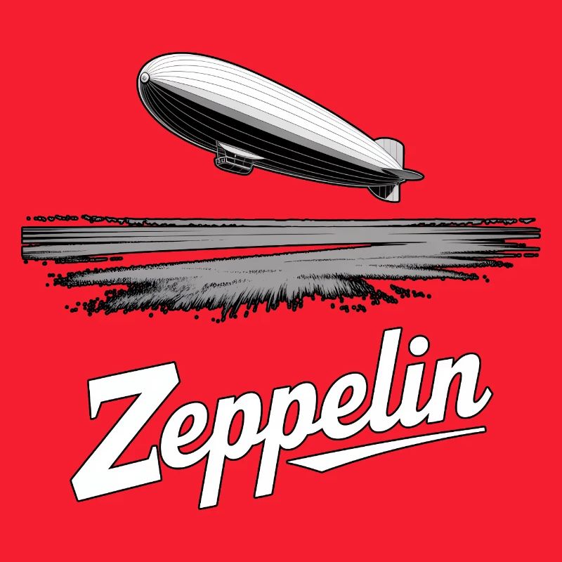 Dirigeable Zeppelin Rétro Vintage