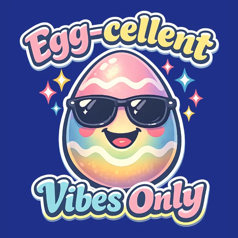 Egg Cellent Vibes Only Easter Easter Egg