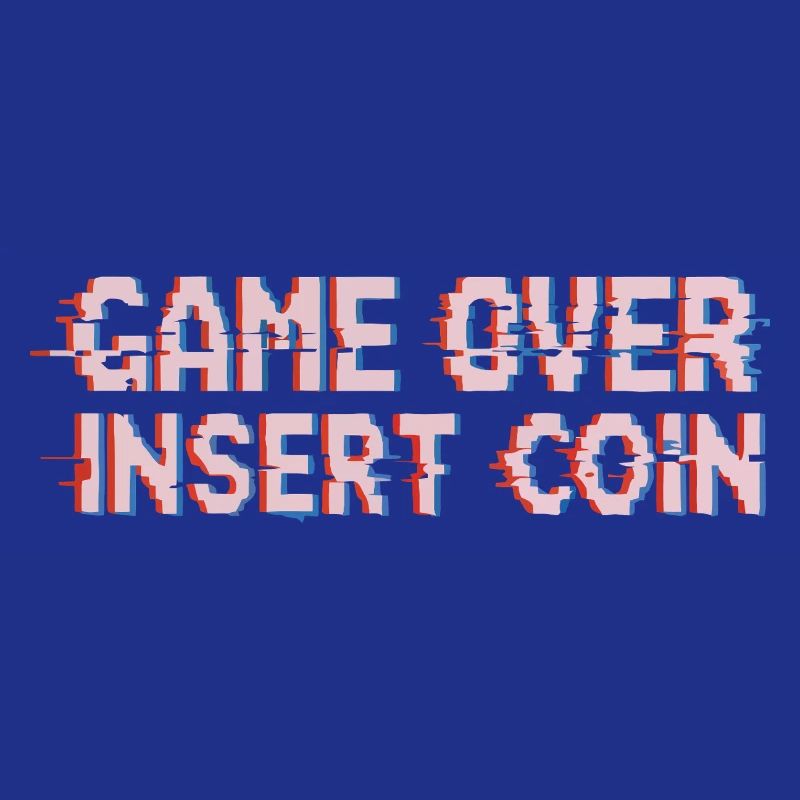 Retro Arcade Playing Pixel Glitch