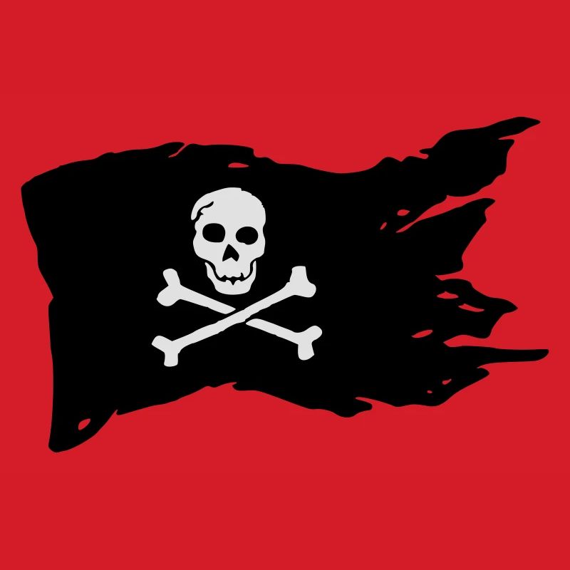 Pirate flag (colors can be customized!)