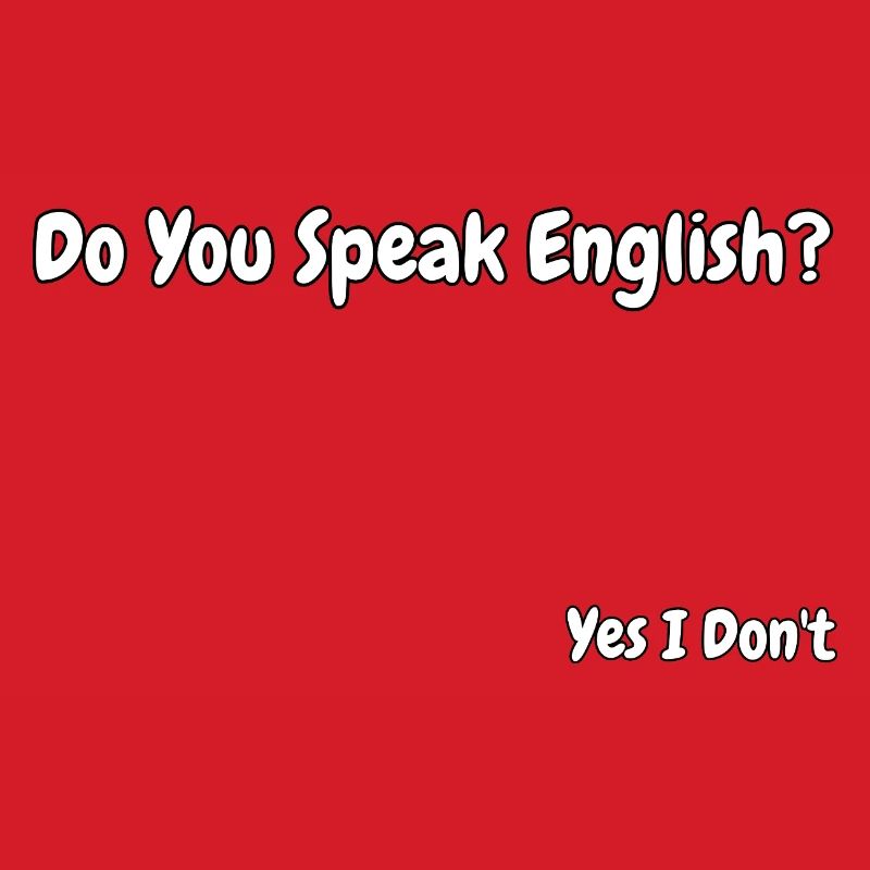 Conception drôle de blagues en anglais