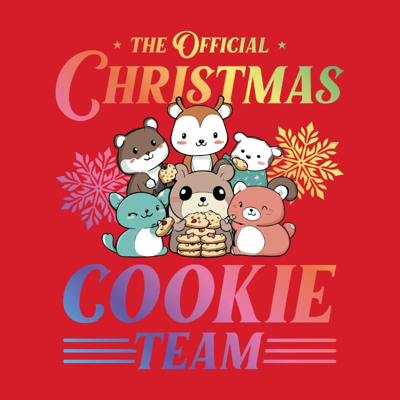 Biscuits de Noël Cuisson Équipe Animaux Coloré