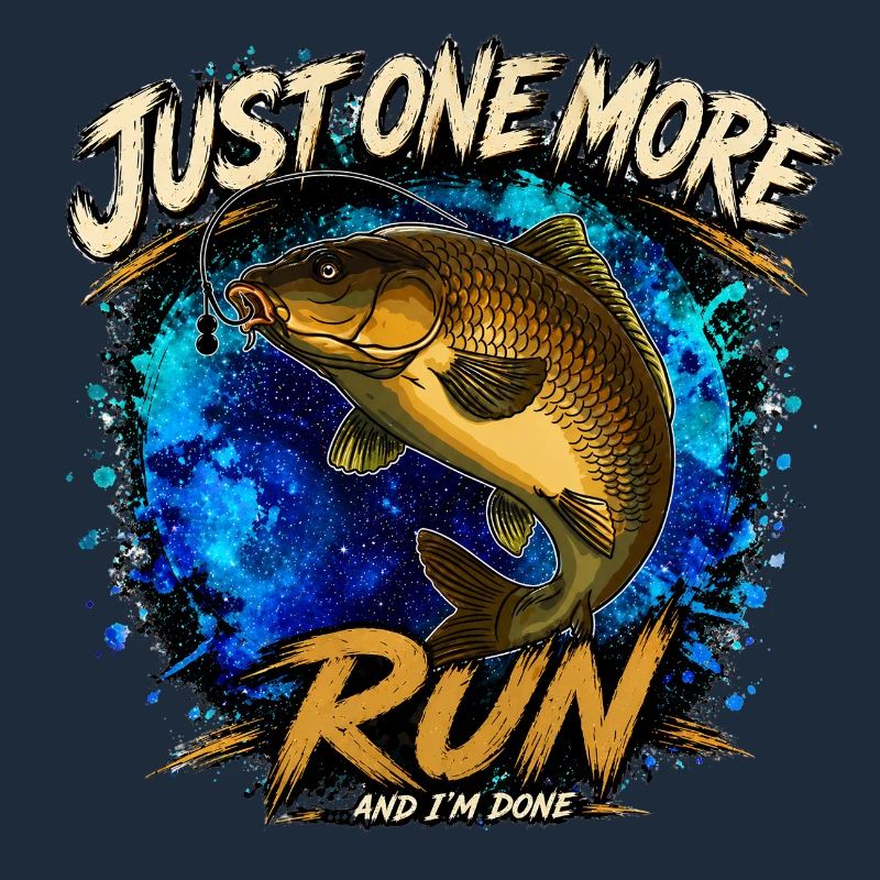 Juste une dernière course Drôle de conception de pêche à la carpe