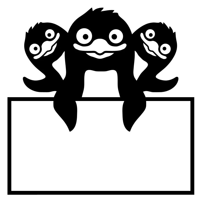 Text box 3 Penguins Shield
