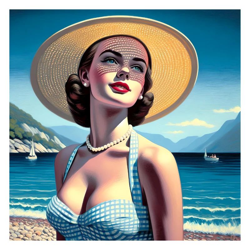 Das Modell am See