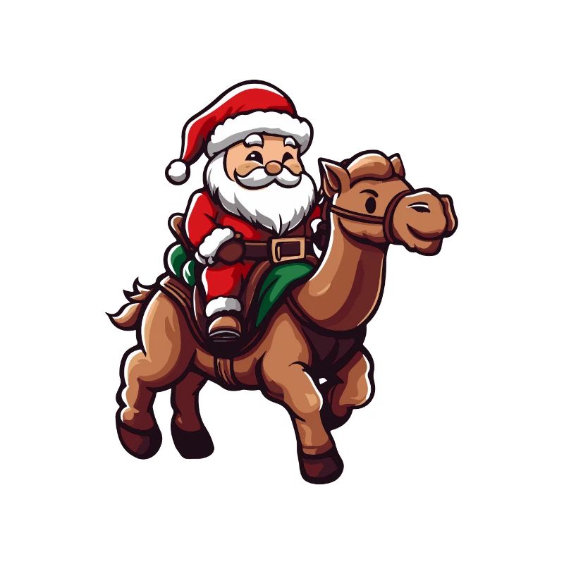 Kamel Weihnachtsmann
