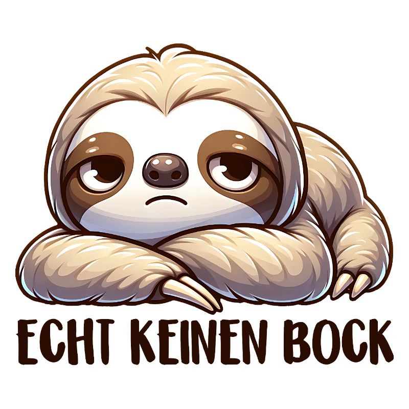 Faultier hat echt keinen Bock will seine Ruhe