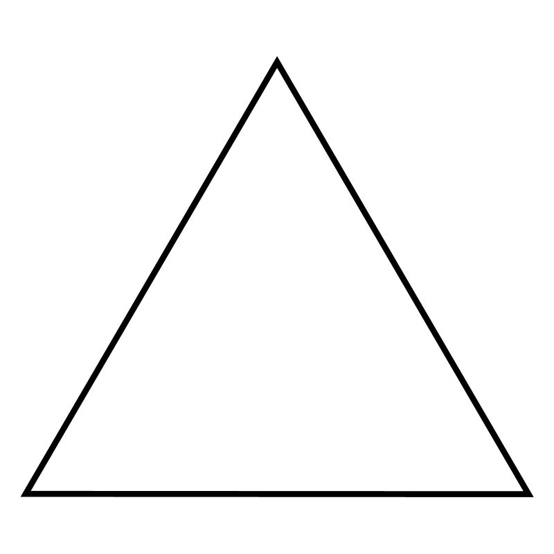 Triangle / / isosceles equilateral / / frame