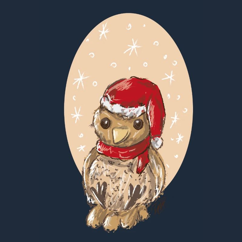 Weihnachtsvogel Spatz