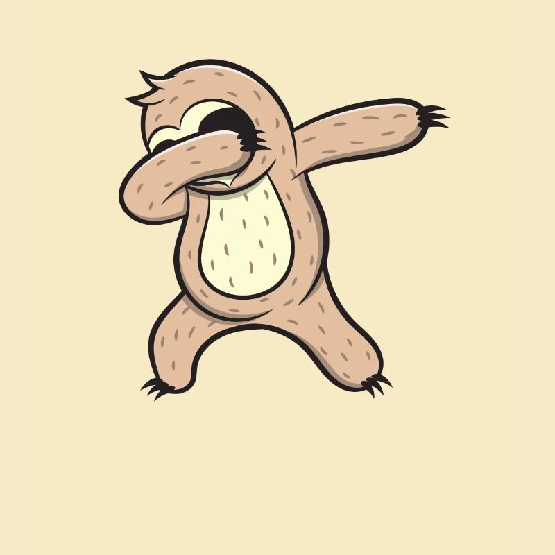 Dabbing Sloth Dab Dance Dancing HipHop Gift