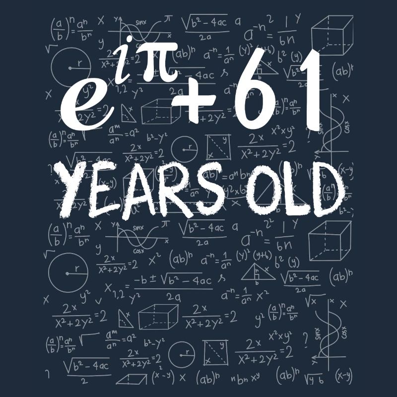 60th birthday 60 years old Euler Identity math