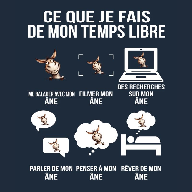Ce que je fais de mon temps libre Âne